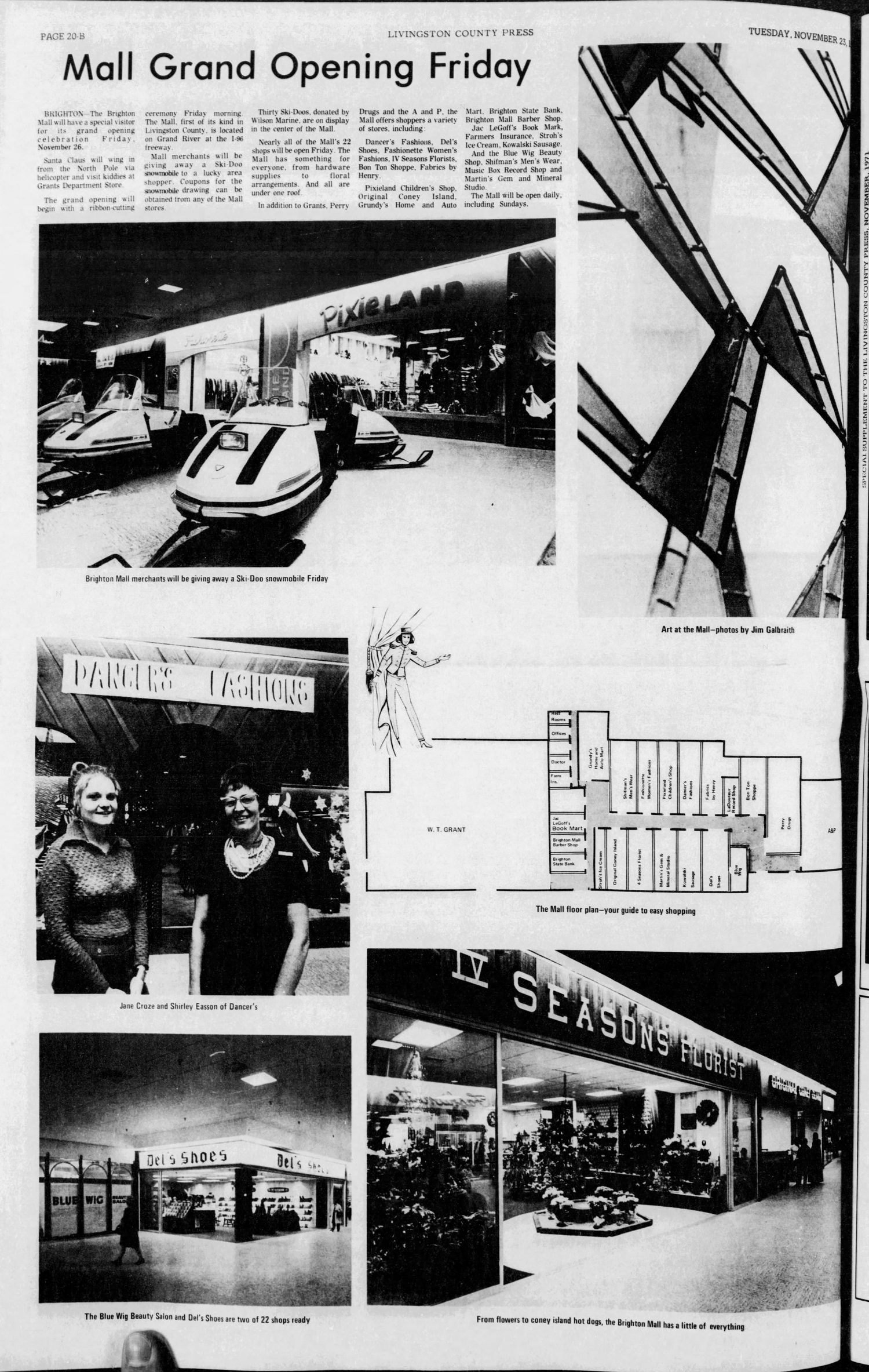 Brighton Mall - Nov 24 1971 Article